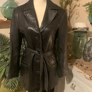 Adler soft lamb skin leather jacket Size M